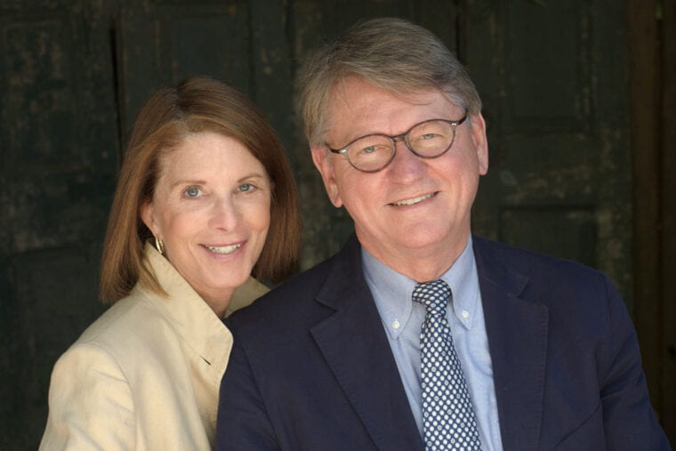 Alumnus and emeritus trustee John Dains and his late wife, Stephanie Brooks Dains, also a graduate of Washington University